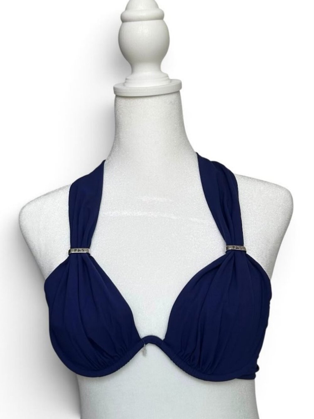 Pain de Sucre Fabia Indigo Halter Bikini Top | 32B | NWT
